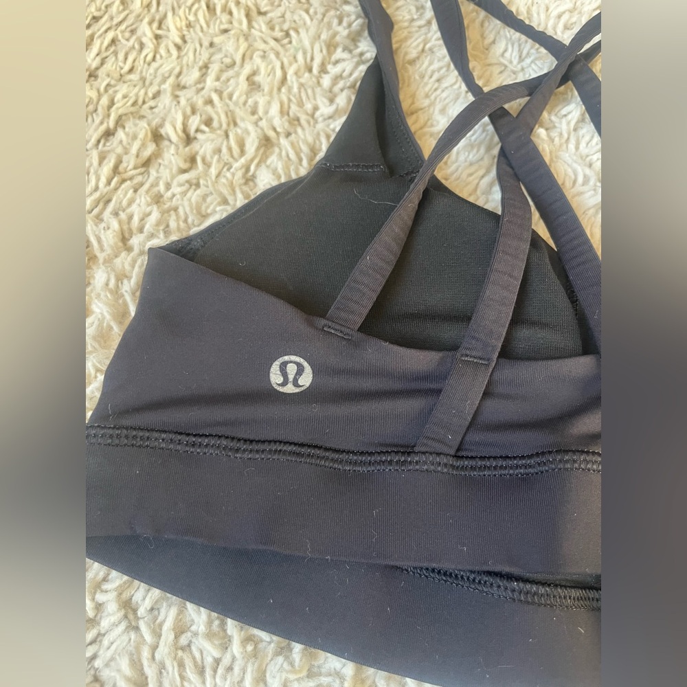 Lululemon Athletica Black Sports Bra - Picture 3 of 3